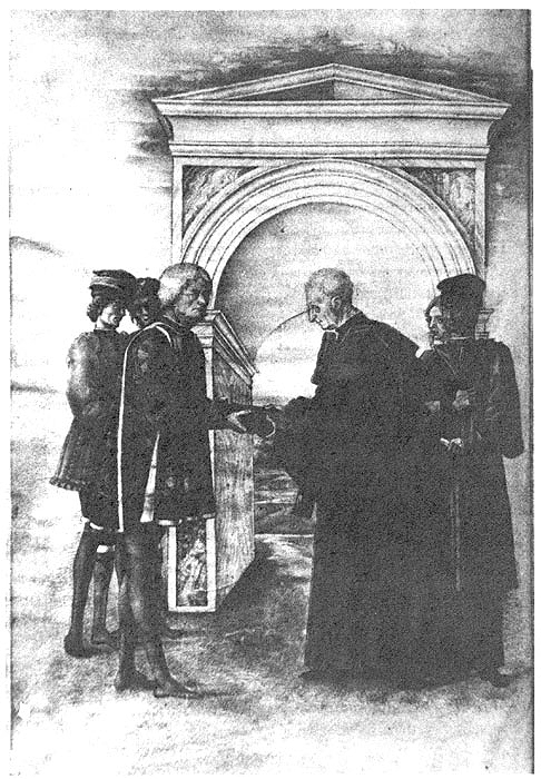 Guarino gives the text of Strabo to Marcello