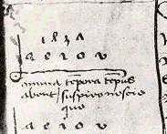 AEIOU, note in notebook of Fredrick III. in 1437, before he became Emperor