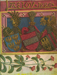 AEIOU, heraldic device of Austrian regions in 1446