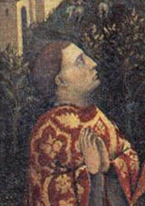 Leonello - detail of a Bellini-Madonna
